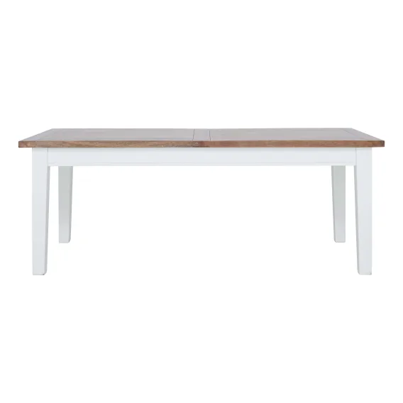 Mango Creek Dining Table 210cm in White / Clear