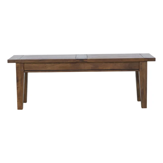 Mango Creek Bench 170cm (For 210 Dining Table) in Rustic Chocolate