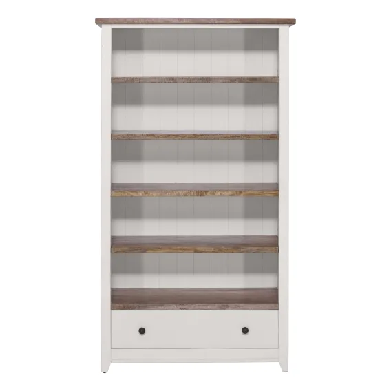 Mango Creek Shelf Unit in White / Clear Lacquer