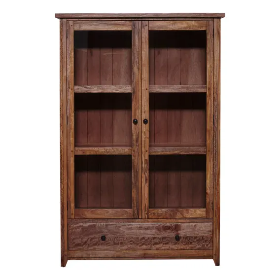 Mango Creek Double Display Unit in Rustic Chocolate