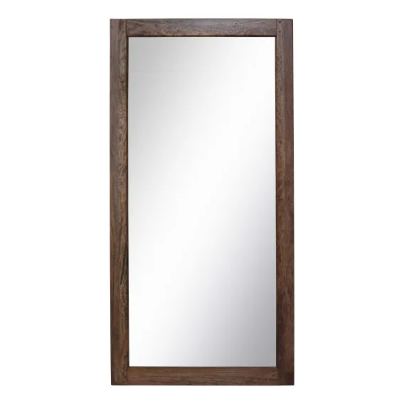 Mango Creek Standing Mirror 100x200cm in Mangowood Rustic Chocolate