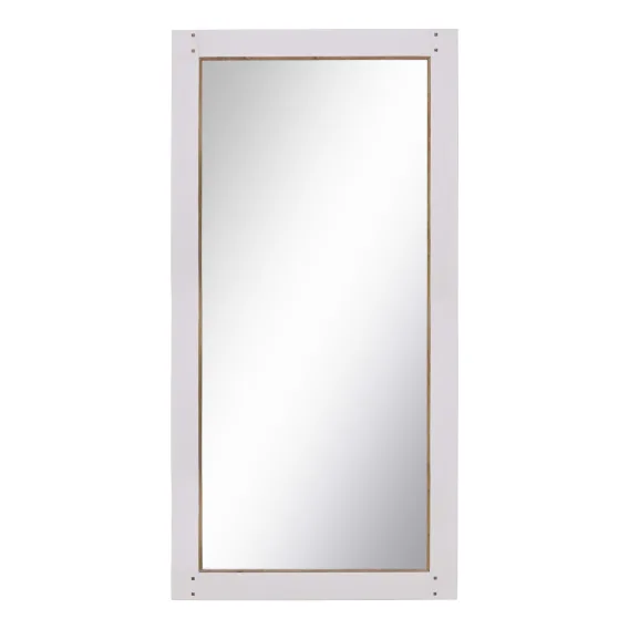 Mango Creek Standing Mirror 100x200cm in White / Clear Lacquer