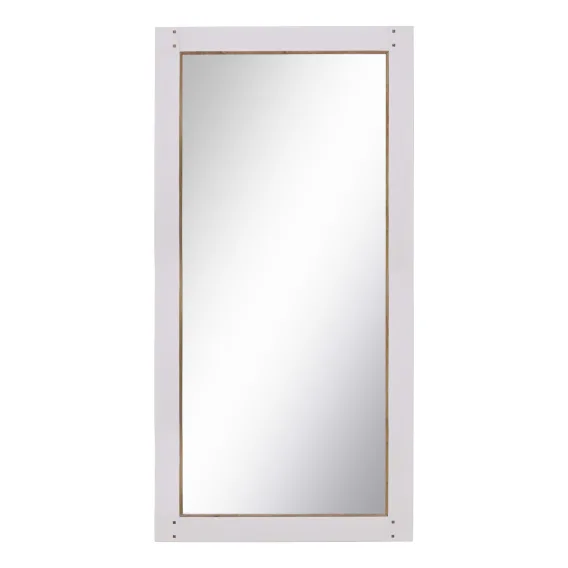 Mango Creek Standing Mirror 100x200cm in White / Clear