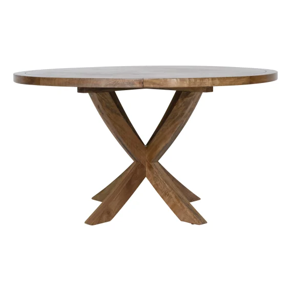 Mango Creek Round Dining Table 120cm in Clear