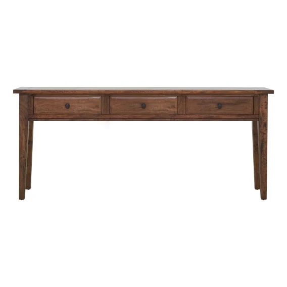 Mango Creek Large Console 194cm in Rustic Chocolate