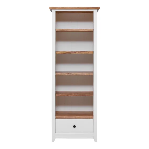 Mango Creek Single Shelf Unit in White / Clear