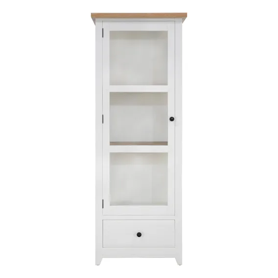 Mango Creek Single Display Unit in White / Clear