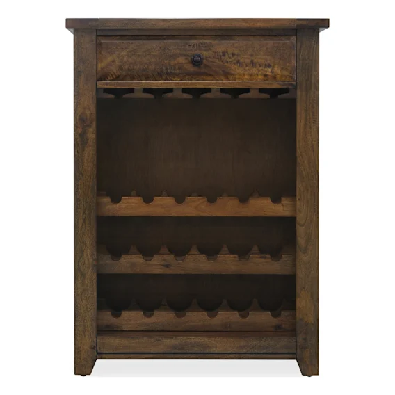 Mango Creek Wine Cabinet in Mangowood Rustic Chocolate