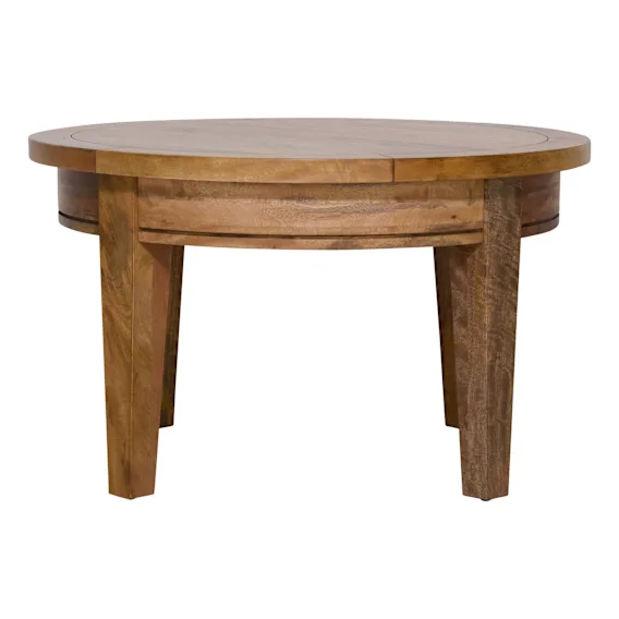 Mango Creek Round Coffee Table 80cm in Clear