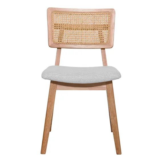 Matta Dining Chair in City Beige / Clear
