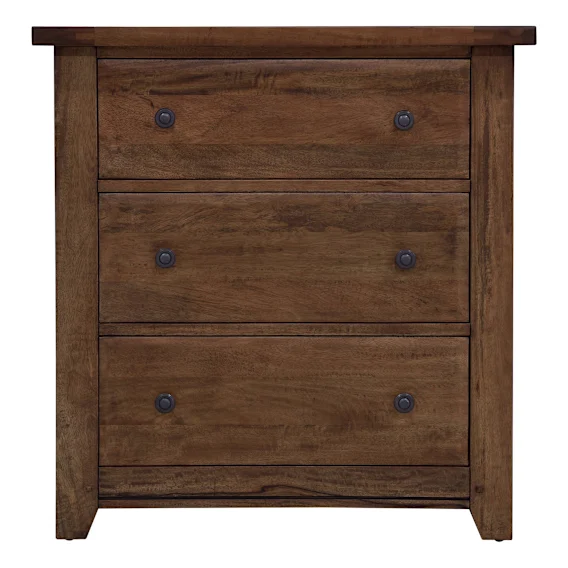Mango Creek 3 Drawer Dresser in Rustic Chocolate