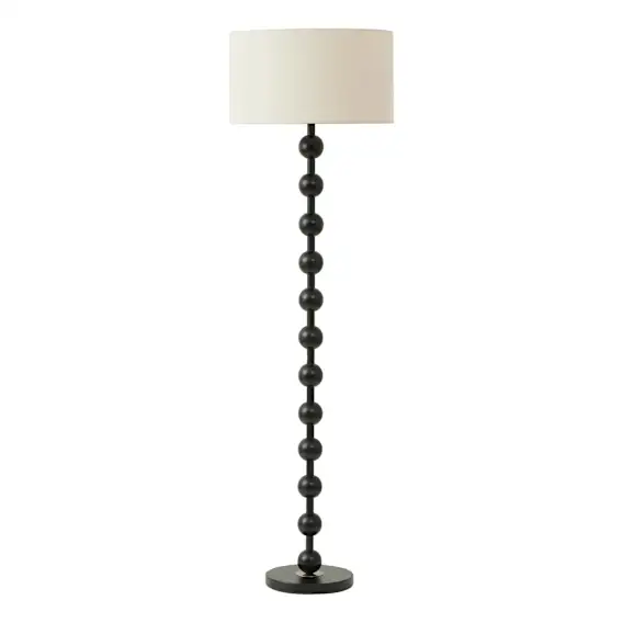 Mayer Floor Lamp 45x153cm in Black / Natural