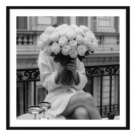 Madeline Framed Print in 60 x 60cm