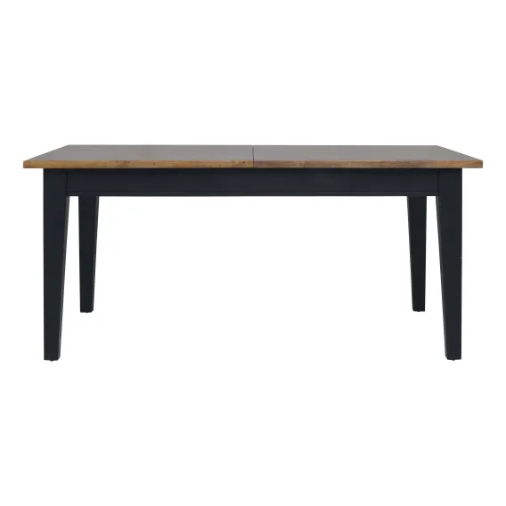 Milford Ext. Dining 175-220cm in Black/Natural