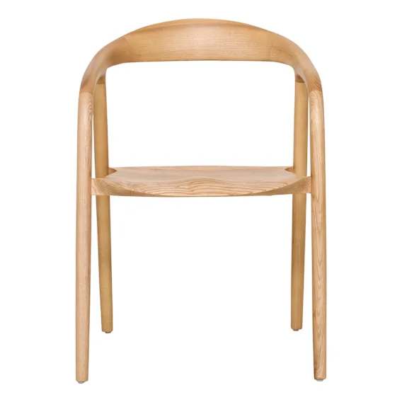 Moreno Carver Dining Chair in Ash Natural