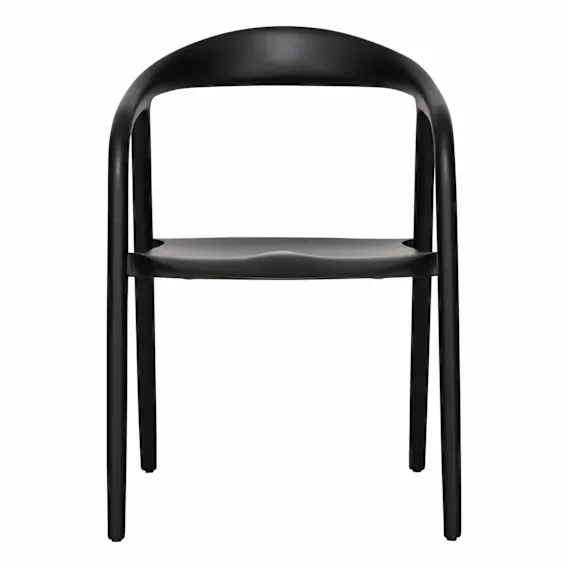 Moreno Carver Dining Chair in Ash Black