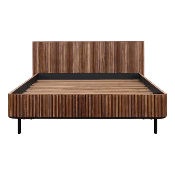 Monaco Queen Bed Frame in Reclaimed Teak