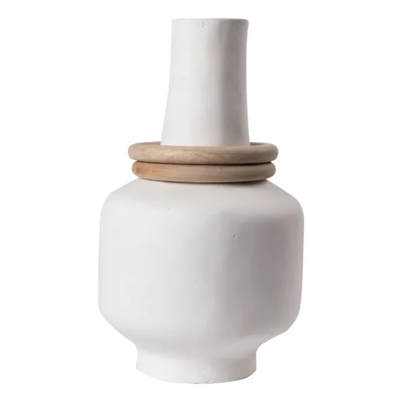 Modern Vase Large 23x45cm in White