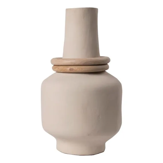 Modern Vase Large 23x45cm in Natural