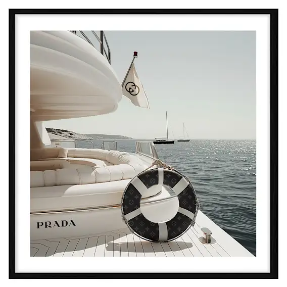 Mont Saint Framed Print in 60 x 60cm