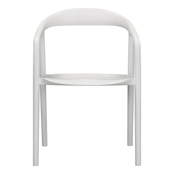 Moreno Carver Dining Chair in Ash White
