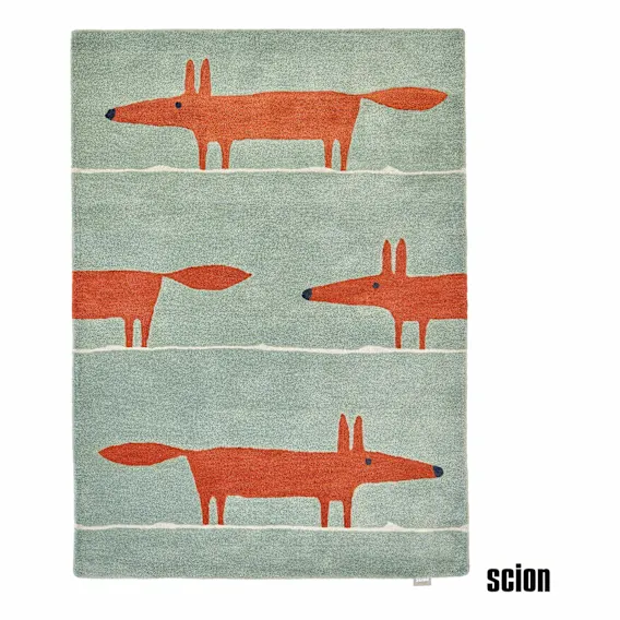Mr Fox Rug 90x150cm in Mind