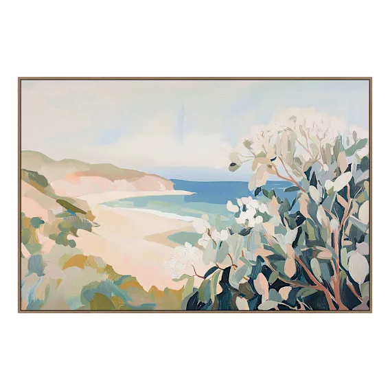 Native Coast B Box Framed Canvas in 120 x 80cm