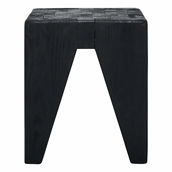 Nola Stool 35x40cm in Black