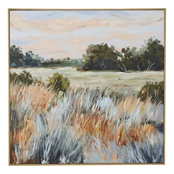 November Box Framed Canvas in 80 x 80cm