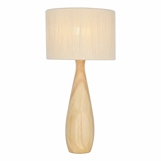 Noxie Table Lamp 26x53cm in Natural / White