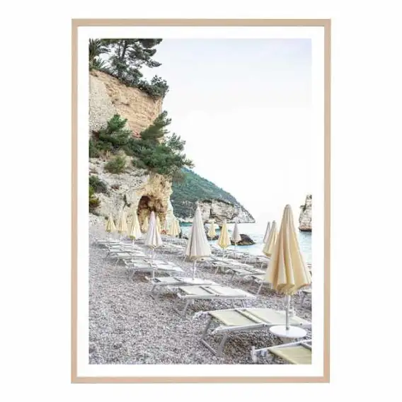 Ocean Oasis Framed Print in 45 x 62cm