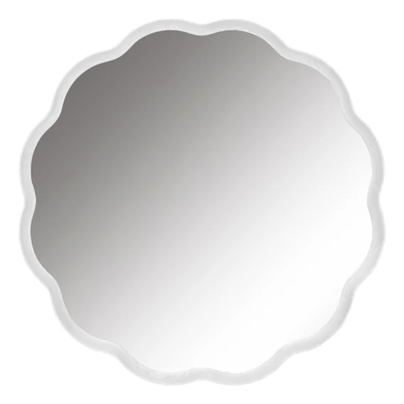 Ophelia Mirror 100cm in White