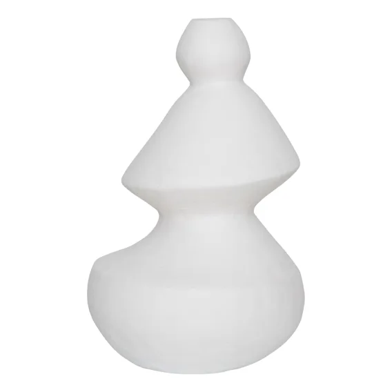Organic Vessel Medium 30x50cm in Matte White