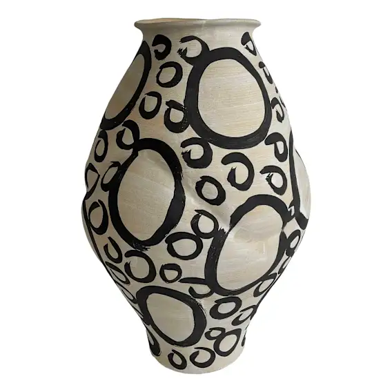 Orbit Vase 31x47.5cm in Black