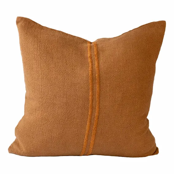 Orion Feather Fill Cushion 50x50cm in Mustard