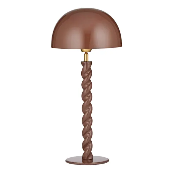 Ormond Table Lamp 25x52cm in Chocolate