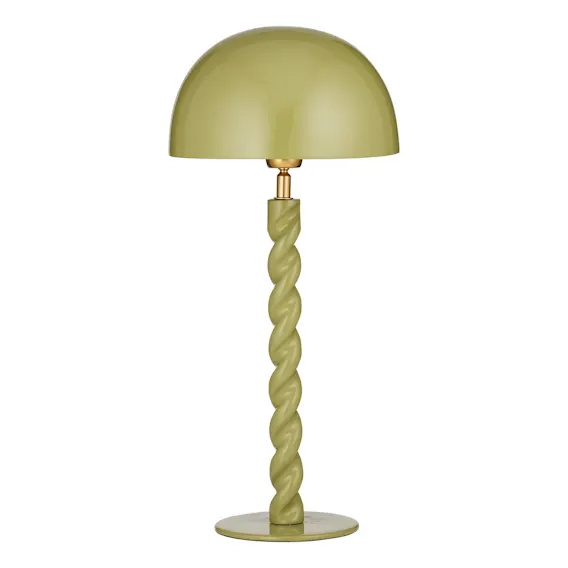 Ormond Table Lamp 25x52cm in Olive