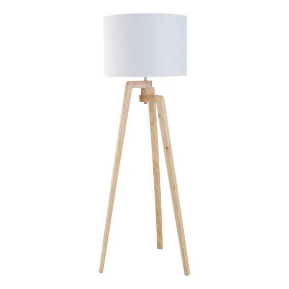 Oslo Floor Lamp 56x160cm in Natural / White
