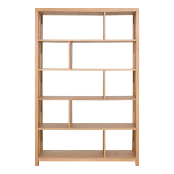 Otis Bookshelf 120x180cm in Oak Clear
