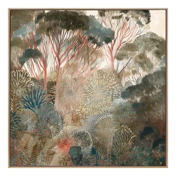 Outback Canopy II Box Framed Canvas in 93 x 93cm