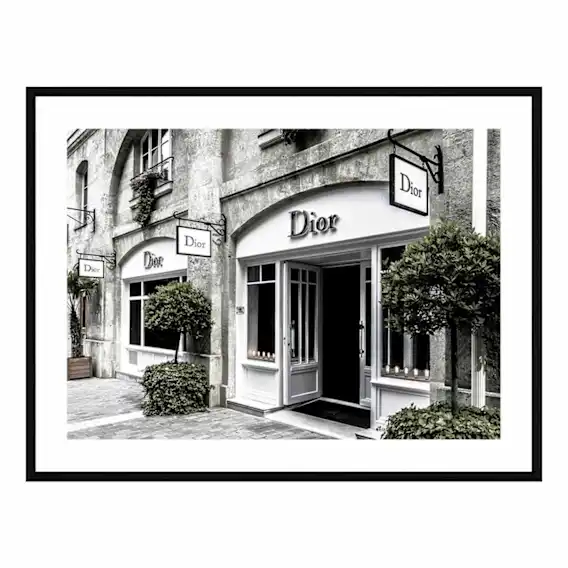 Paris Walk Framed Print in 84 x 61cm