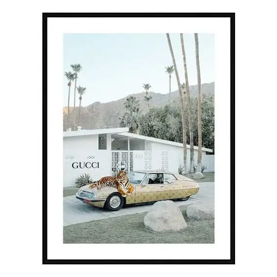 Park It Framed Print in 84 x 118cm