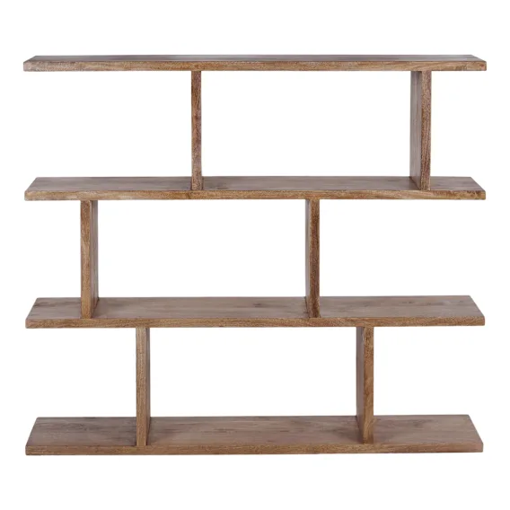 Panna Small Shelf Unit 120cm in Mangowood Havana Stain