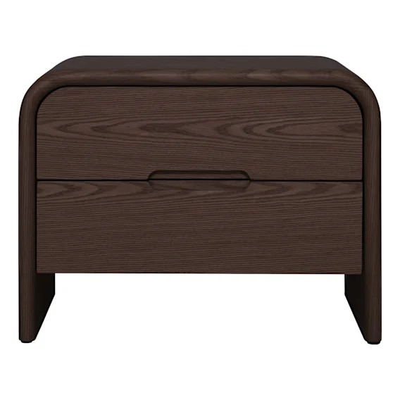 Paris Bedside Table in Dark Walnut