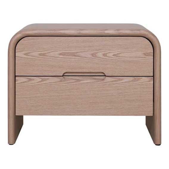 Paris Bedside Table in White Oak
