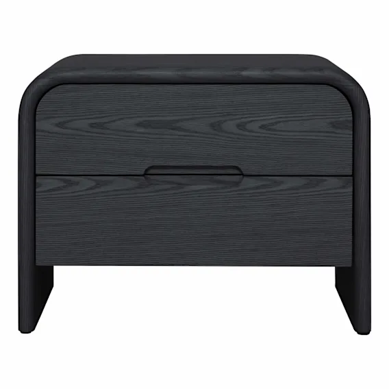 Paris Bedside Table in Black Oak