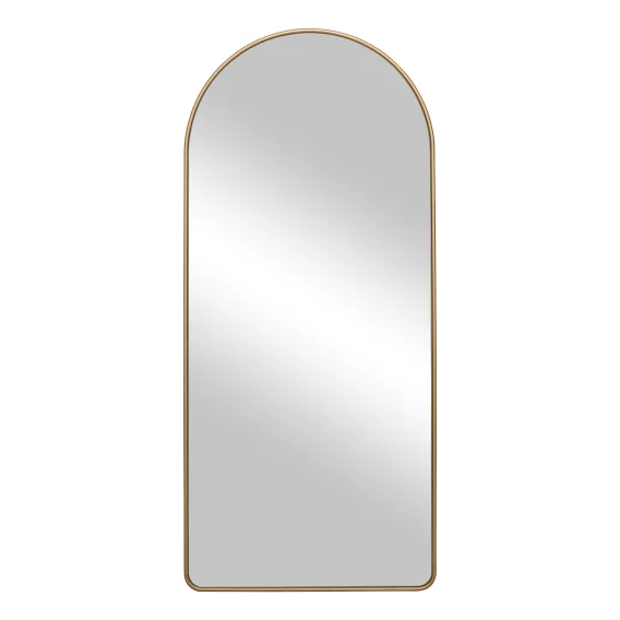 Penny Arch Leaner Mirror 80x180cm in Gold
