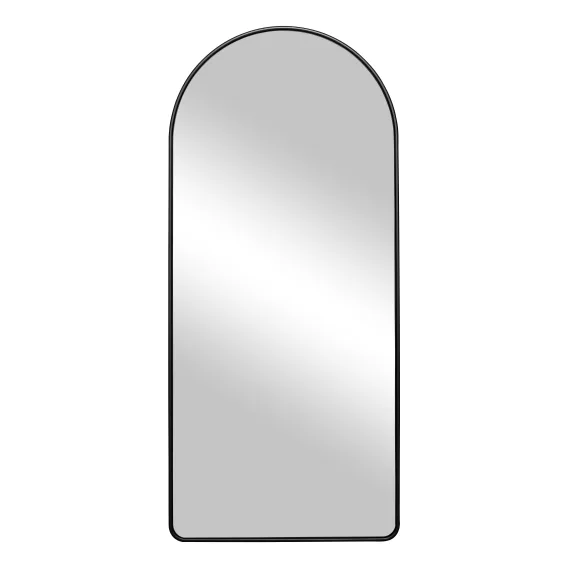 Penny Arch Leaner Mirror 80x180cm in Matte Black