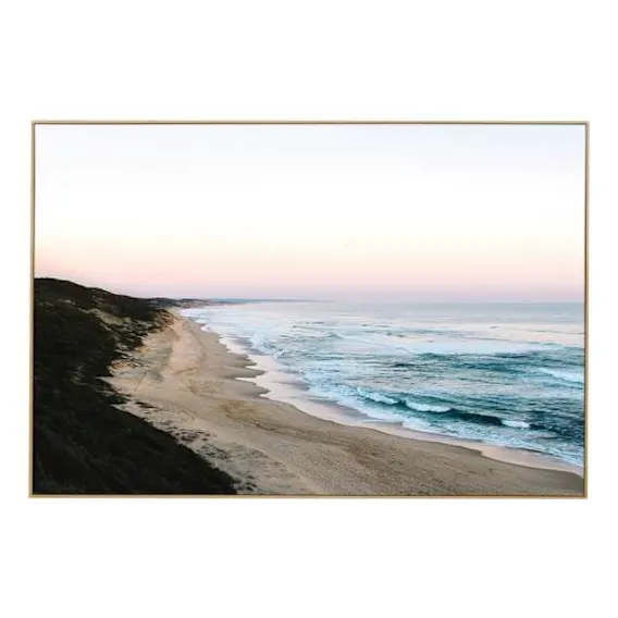 Peninsula Sunset Box Framed Canvas in 107 x 72cm