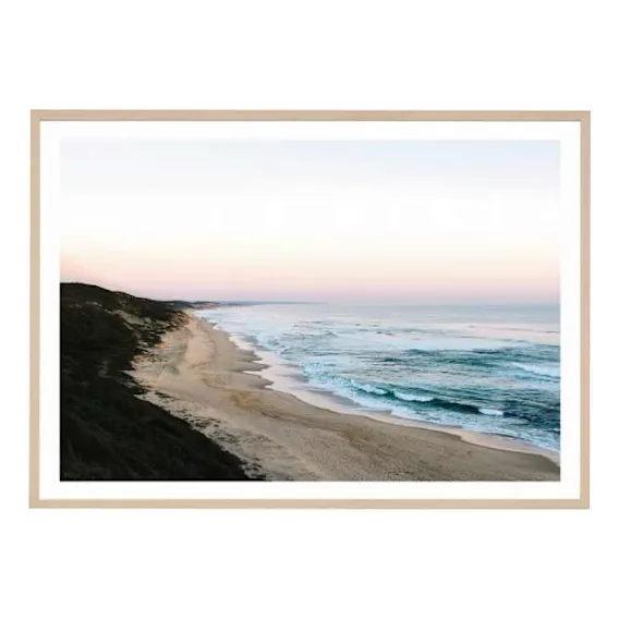 Peninsula Sunset Framed Print in 122 x 87cm